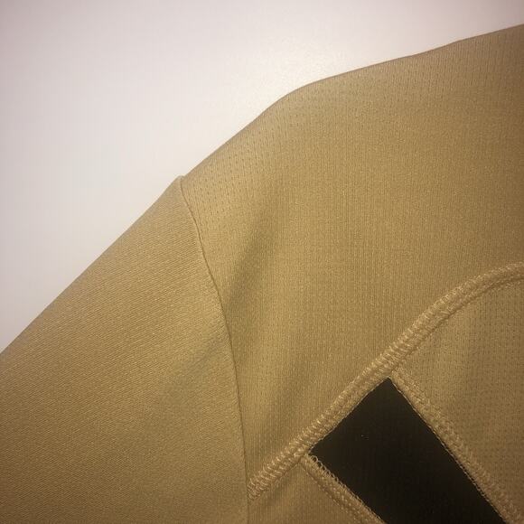 Majestic Button Up Adult Medium Mens Multicolor Short Sleeve Cotton Blend Polo - Picture 7 of 8